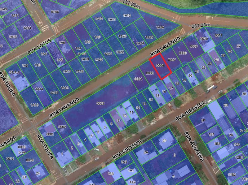 Terreno no Jardim Lunardelli com Área de 250,51m² em Corbélia - Paraná