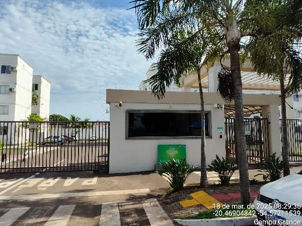 Apartamento com 2 Quartos e 1 Vaga na Garagem em Campo Grande - Mato Grosso do Sul