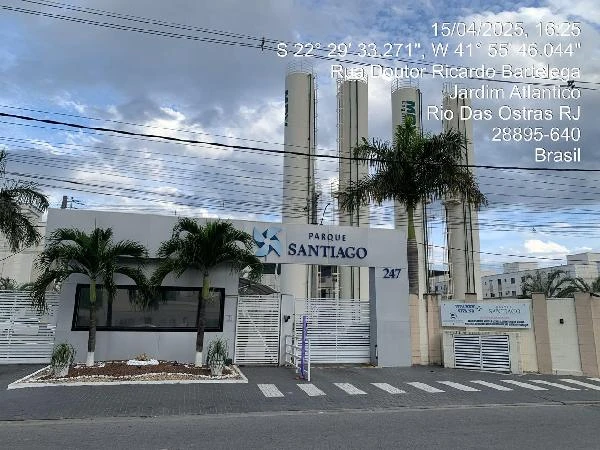 Apartamento com 2 Quartos no Residencial Parque Santiago em Rio Das Ostras - Rio de Janeiro