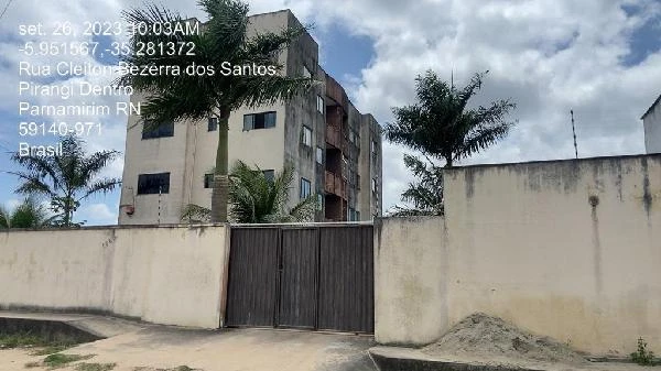 Apartamento com 2 Quartos e 1 Vaga na Garagem em Parnamirim - Rio Grande do Norte