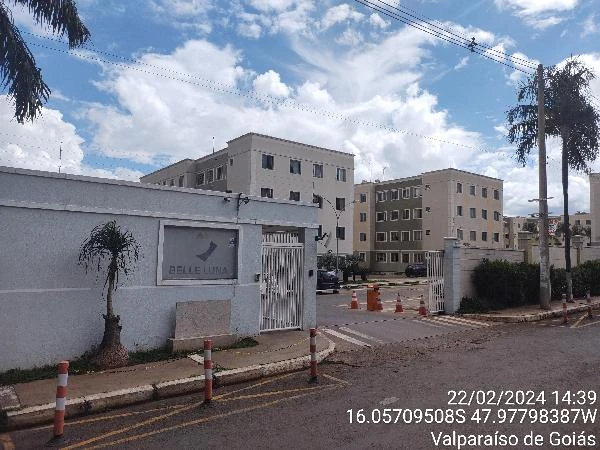 Imagem do leilão Leilão de Apartamento no Condomínio Residencial Parque Belle Luna com 1 Quarto e 1 Vaga na Garagem em Valparaiso De Goias - Goiás