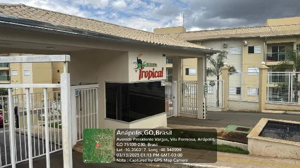 Imagem do leilão Leilão de Apartamento no Condomínio Reserva Tropical com 2 Quartos e 1 Vaga em Anapolis - Goiás